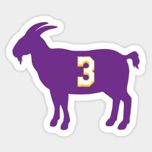 Anthony Davis Los Angeles Purple Goat Qiangy Sticker